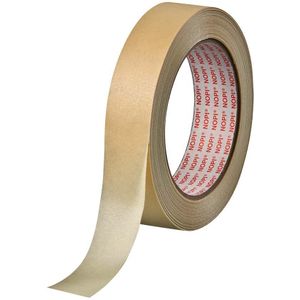 Tesa Universeel afdektape | licht gecrêpt | lichtbeige | lengte 50 m | breedte 30 mm | wiel | 10 stuks - 04349-00002-00 04349-00002-00