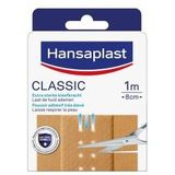 Hansaplast - Pleisters Classic - 1 m x 8 cm - Ademend en Waterafstotend