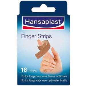 Hansaplast - Elastic Vingerstrips - Pleisters - 16 Stuks - Elastisch