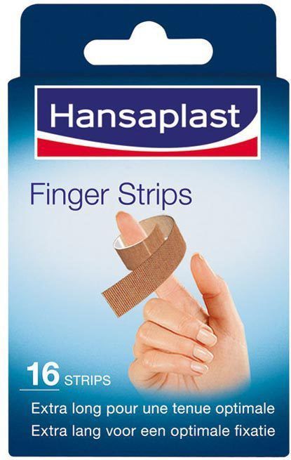 Hansaplast - Elastic Vingerstrips - Pleisters - 16 Stuks - Elastisch