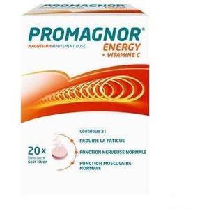 Promagnor Energy + Vit C Bruistabletten 2x10