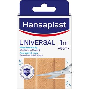 Hansaplast Universal Pleisters - Wondpleisters - Wondverzorging - 1m x 6cm