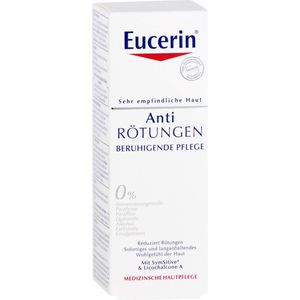 Eucerin - ANTI-ROSE - Kalmerende Behandeling Tegen Roodheid - 50 ml - Gezichtscrème Voor Gevoelige Huid