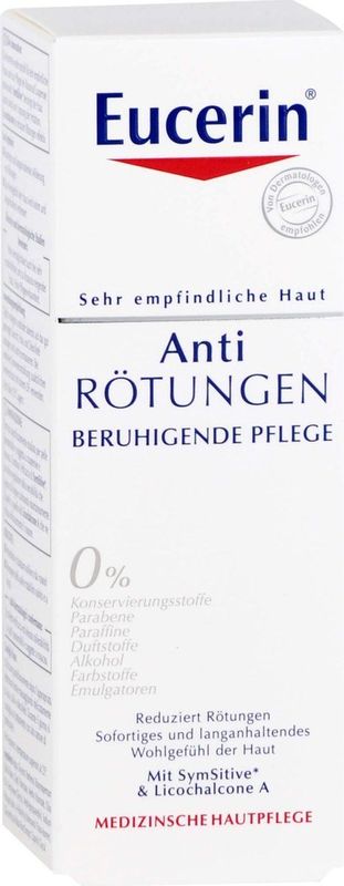 Eucerin - ANTI-ROSE - Kalmerende Behandeling Tegen Roodheid - 50 ml - Gezichtscrème Voor Gevoelige Huid
