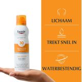 Eucerin - Sun Oil Control Mist - Transparant - SPF 30 - 12 x 200 ml - Voordeelverpakking