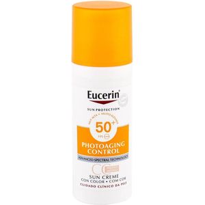 Eucerin Tin CC SPF50 Zonnebrandcrème - Bescherming en Kleur voor de Huid