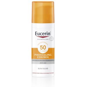 Eucerin - Sun Fluid - Gezichtsverzorging - SPF 50 - Voor Elk Huidtype