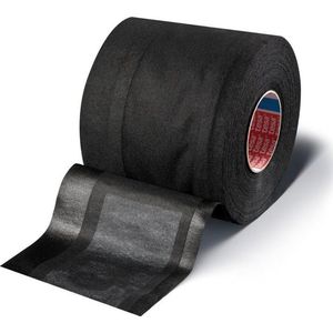 TESA Linnentape PET-wol - 38 mm breed - 300 um dik - Tot 105 graden - 25 meter - zwart