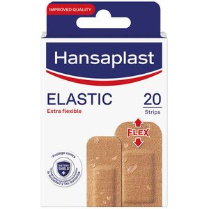 Hansaplast Elastische gewrichtspleister, waterdicht, flexibel, past zich aan de bewegingen aan, 1 verpakking met 20 stuks in 2 maten