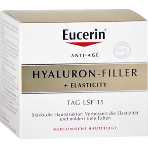 Eucerin - Hyaluron-Filler + Elasticity - Gezichtscrème - SPF 15 - 50 ml