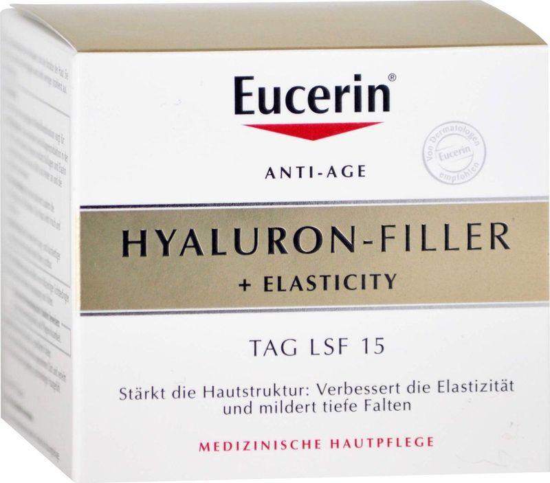 Eucerin - Hyaluron-Filler + Elasticity - Gezichtscrème - SPF 15 - 50 ml