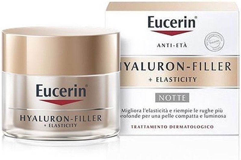 Eucerin - Hyaluron-Filler + Elasticity - Intensief Voedende Nachtcreme - 50 ml