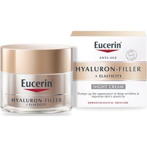 Eucerin - HYALURON-FILLER + ELASTICITY - Nachtcrème - Voor Rijpere Huid - 50ml