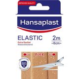 Hansaplast Elastic Pleisters - Wondpleisters - Wondverzorging - 2m x 6cm