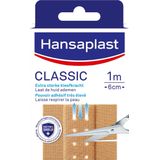 Hansaplast Classic Pleisters - Wondpleisters - Wondverzorging - 1m x 6cm