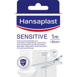 Hansaplast Sensitive Pleisters - Wondpleisters - Wondverzorging - 1m x 6cm