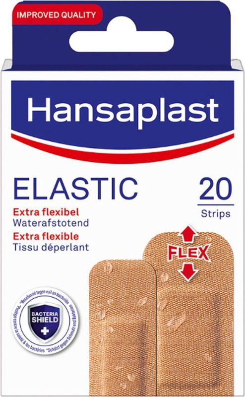 Hansaplast - Elastische Pleisters - Waterdicht - 20 Stuks