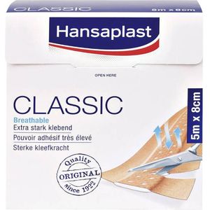 Hansaplast Pleister rol Classic 5 m x 8 cm