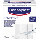 Hansaplast Sensitive Pleisters - Pleisters Op Rol - Wondpleisters - Wondverzorging - 5m x 6cm