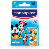 Hansaplast - Mickey Mouse - Wondpleisters - 20 Stuks - Huidvriendelijk