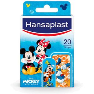 Hansaplast - Mickey Mouse - Wondpleisters - 20 Stuks - Huidvriendelijk
