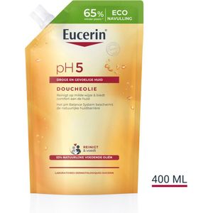 3x Eucerin pH5 Doucheolie Navulverpakking 400 ml