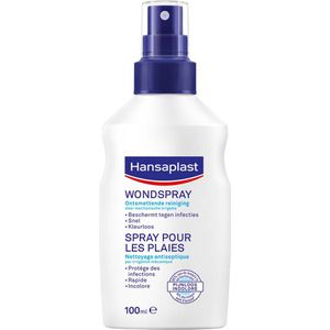 Hansaplast Wondspray - Wondreiniging - Wondontsmetting - 100ml