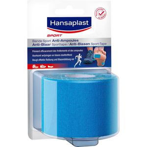 Hansaplast Anti Blaar Sporttape - Voet Verzorging - Blaar Tape - Anti Blaren - 5cm x 2,5m