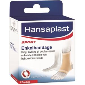 Hansaplast Sport Enkelbandage - Huidskleurig
