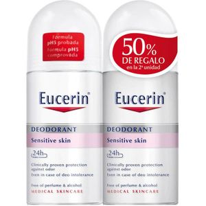 Eucerin Roll On Deodorant Sensitive Skin 2 x 50 ml