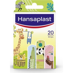 Hansaplast - Kids Sensitive - Dierenpleisters - 20 Stuks - Waterbestendig
