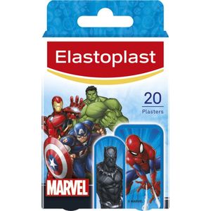 Elastoplast - Marvel - Pansements - Assortiment van 20 - Voor Kinderen - Met Superhelden Motieven