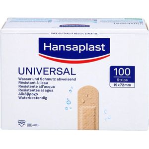 Hansaplast - Universeel - Vingerpleisters - 19 x 72 mm - 100 stuks
