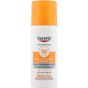 Eucerin - Sun Oil Control Tinted - Zonnebrandcrème-gel - SPF 50+ - Tint Light - 50 ml