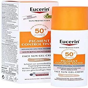 Eucerin Sun Pigment Control Tinted beschermende emulsie tegen hyperpigmentatie van de huid SPF 50+ Tint Medium 50 ml