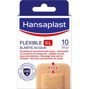 Hansaplast - Flexible XL Pleisters - Groot Formaat - Ademend - Waterafstotend