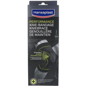 Hansaplast - Performance - Bandage Genou - Noir - Respirant