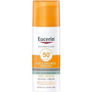 Eucerin Sun Oil Control Dry Touch Tinted Gel - Cream SPF 50+ Light