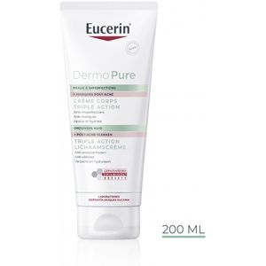 Eucerin - DermoPure Triple Action - Body Crème - Vermindert Onzuiverheden - 200 ml