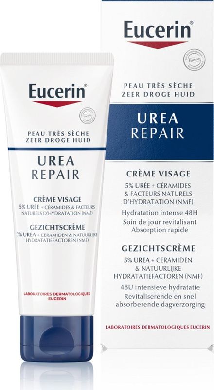 Eucerin - UreaRepair Gezichtscrème - Ongeparfumeerd - 50ml