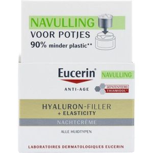 Eucerin - Hyaluron-Filler + Elasticity - Nachtcrème - Navulling 50ml