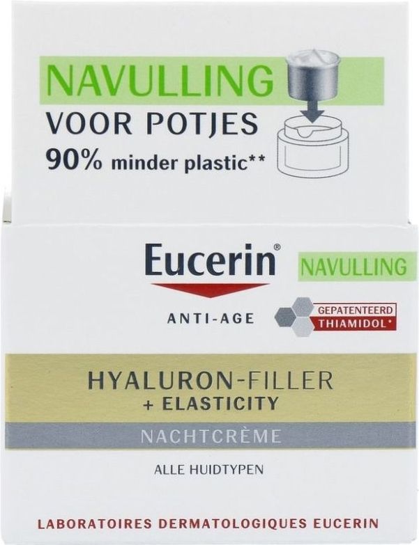 Eucerin - Hyaluron-Filler + Elasticity - Nachtcrème - Navulling 50ml