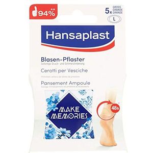 Hansaplast bubbelpleister groot, 2-pack (2 x 5 stuks)