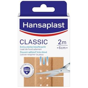 Hansaplast Classic 2 m x 6 cm 10 stuks