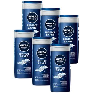 Nivea Men Protect & Care Douchegel - 250 ml - Verzorgend - Aloë Vera - Huidvriendelijk