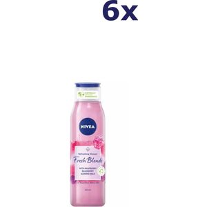 Nivea - Fresh Blends - Douchegel - Framboos - 100% Recycled Plastic