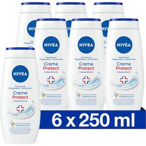NIVEA Douchecrème Protect - Douchegel - 6 x 250 ml