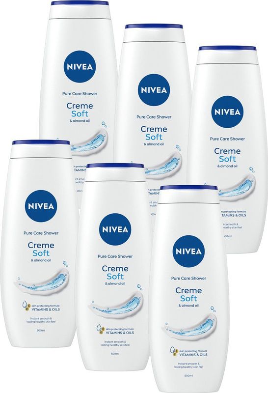NIVEA - Crème Soft - Douchecrème - 500 ml - Verzorgend met Amandelolie