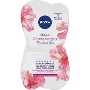 NIVEA Essentials Voedend Honing Masker - 2 x 7,5 ml - Gezichtsmasker