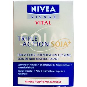 NIVEA Vital Soja - 50 ml - Nachtcrème